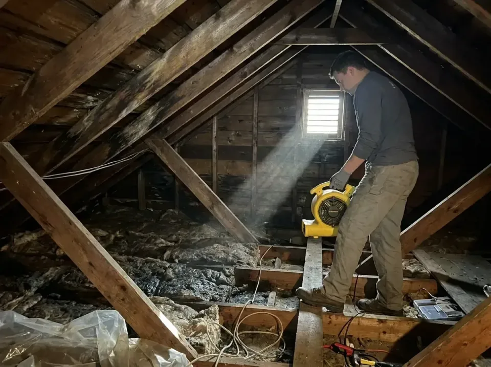 attic-water-damage-drying-proc-007 — frequently asked questions, Emergency Water Extraction & 24/7 Flood Response in West Lo…